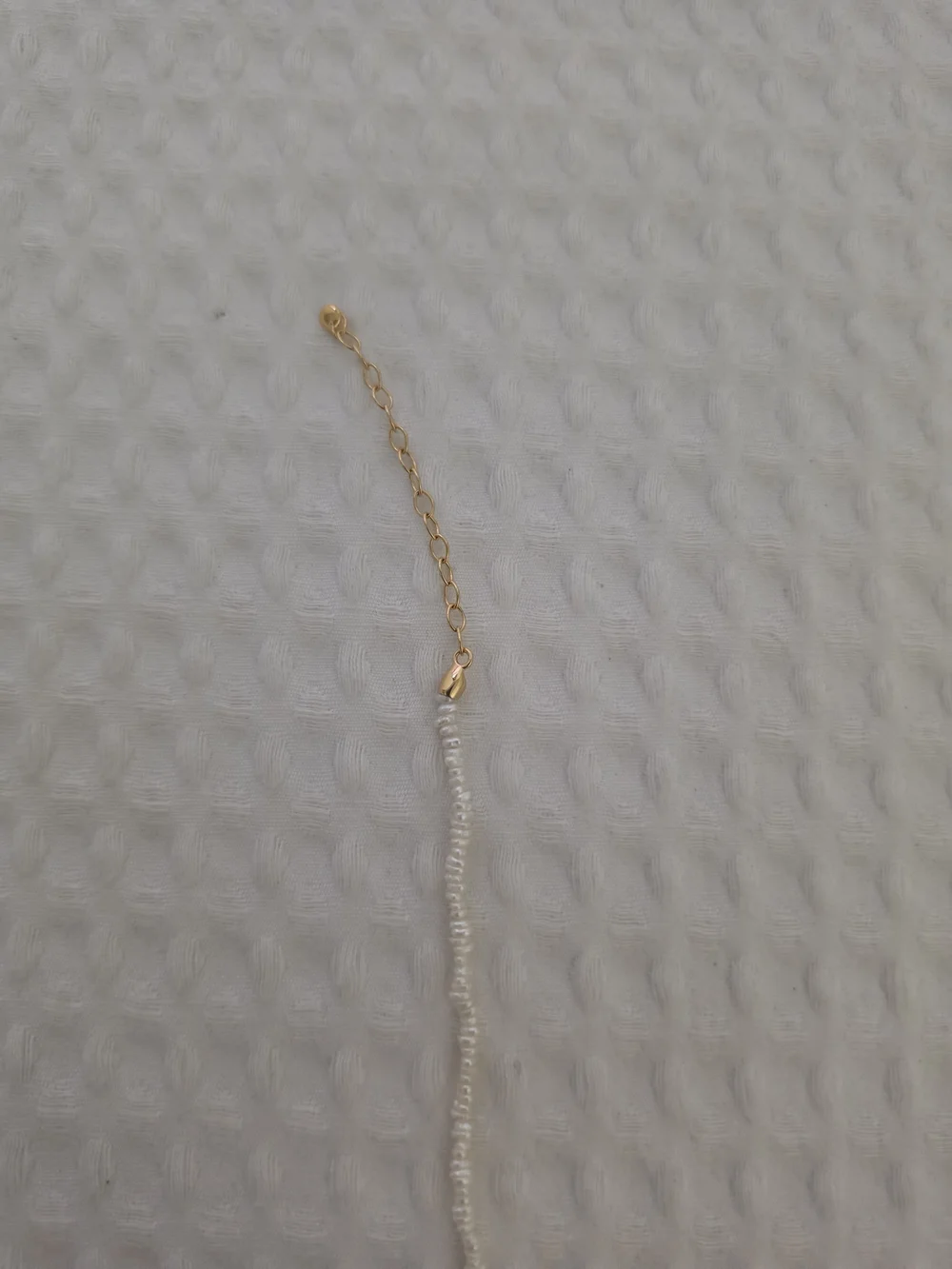 Monica Vinader Mini Nugget Pearl Beaded Necklace